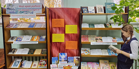 Книжная выставка «Мой край родной в стихах и прозе» 